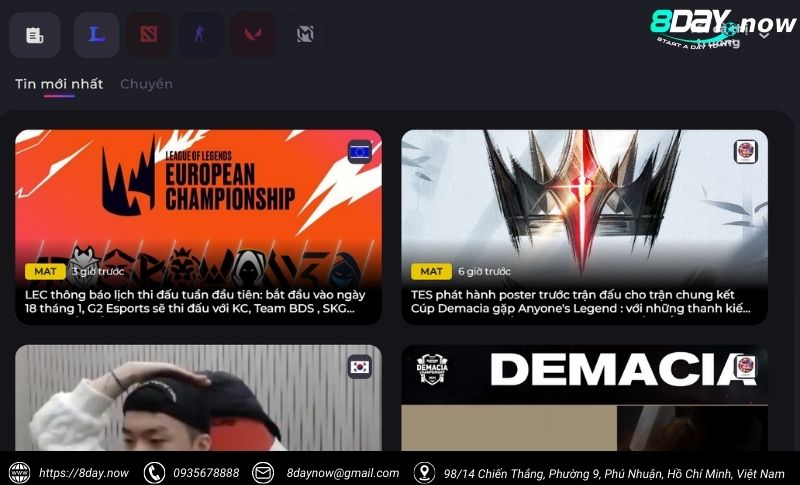 Giao dien cong cuoc the thao dien tu IM Esports 8Day - Hinh 3