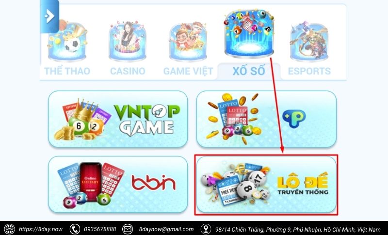 Cac buoc tham gia choi game So De Truyen Thong 8Day - Buoc 2