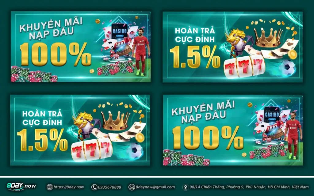 Cac chuong trinh khuyen mai tai 8 DAY